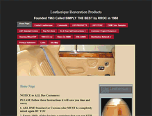 Tablet Screenshot of leatherique.com