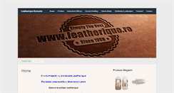 Desktop Screenshot of leatherique.ro