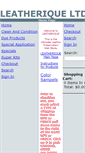 Mobile Screenshot of leatherique.org